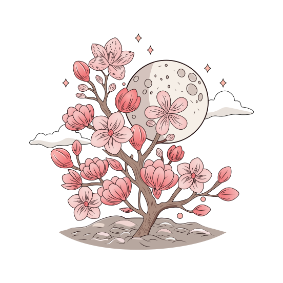 Sakura Night illustration
