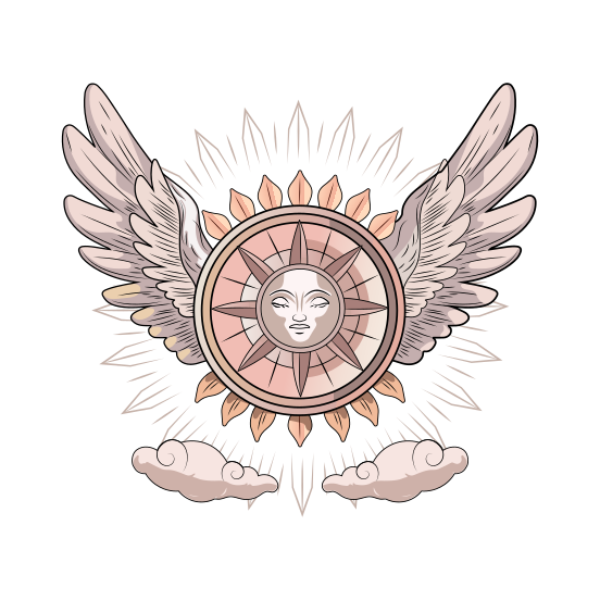 Sun Deity illustration