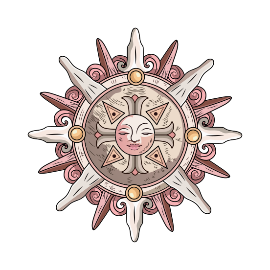 Sun Medallion illustration