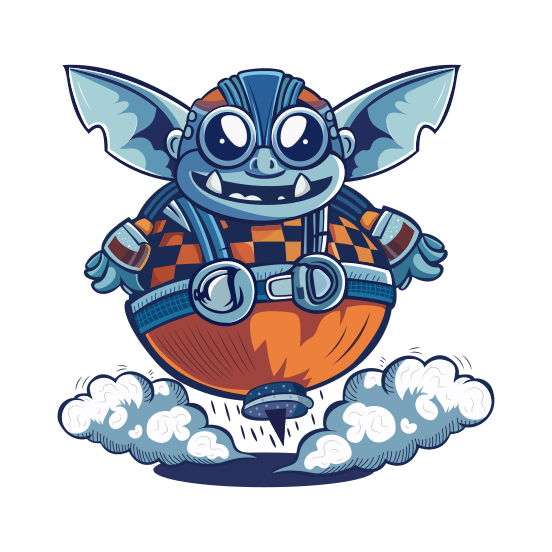 Bat Character illustration