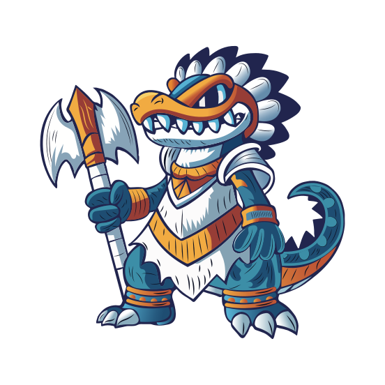 Crocodile Character illustration