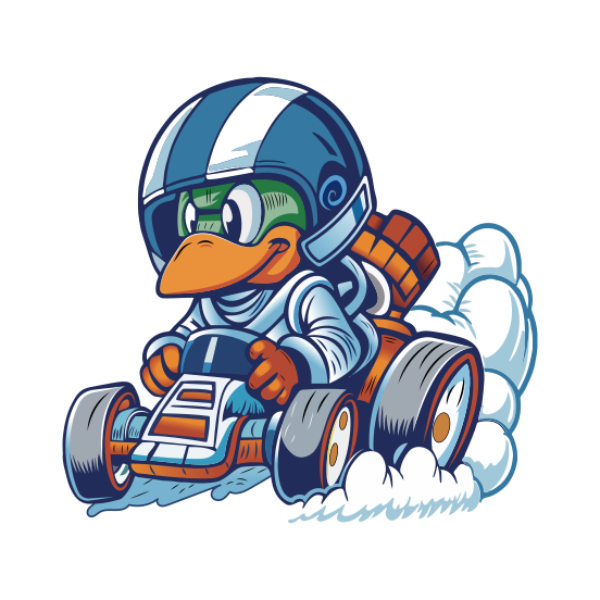 Racer illustration