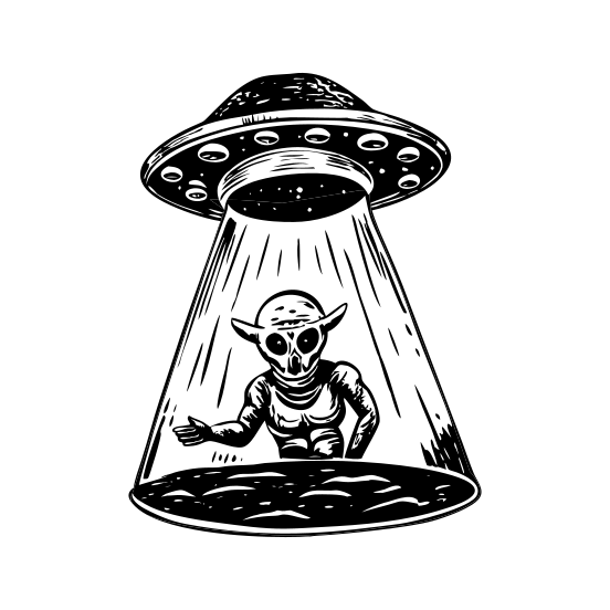 Alien Abduction illustration