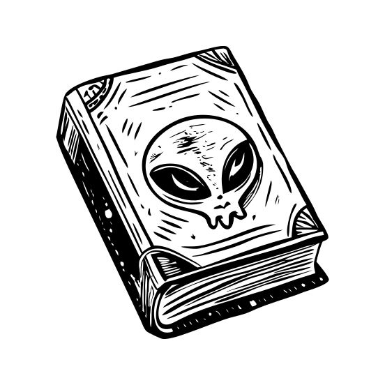 Alien Book illustration