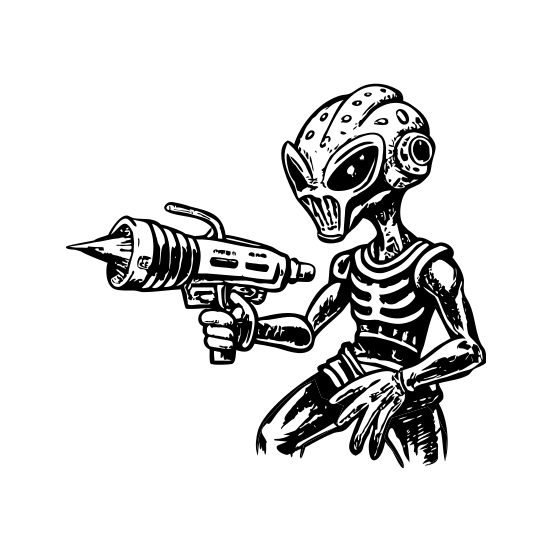 Alien Gun illustration