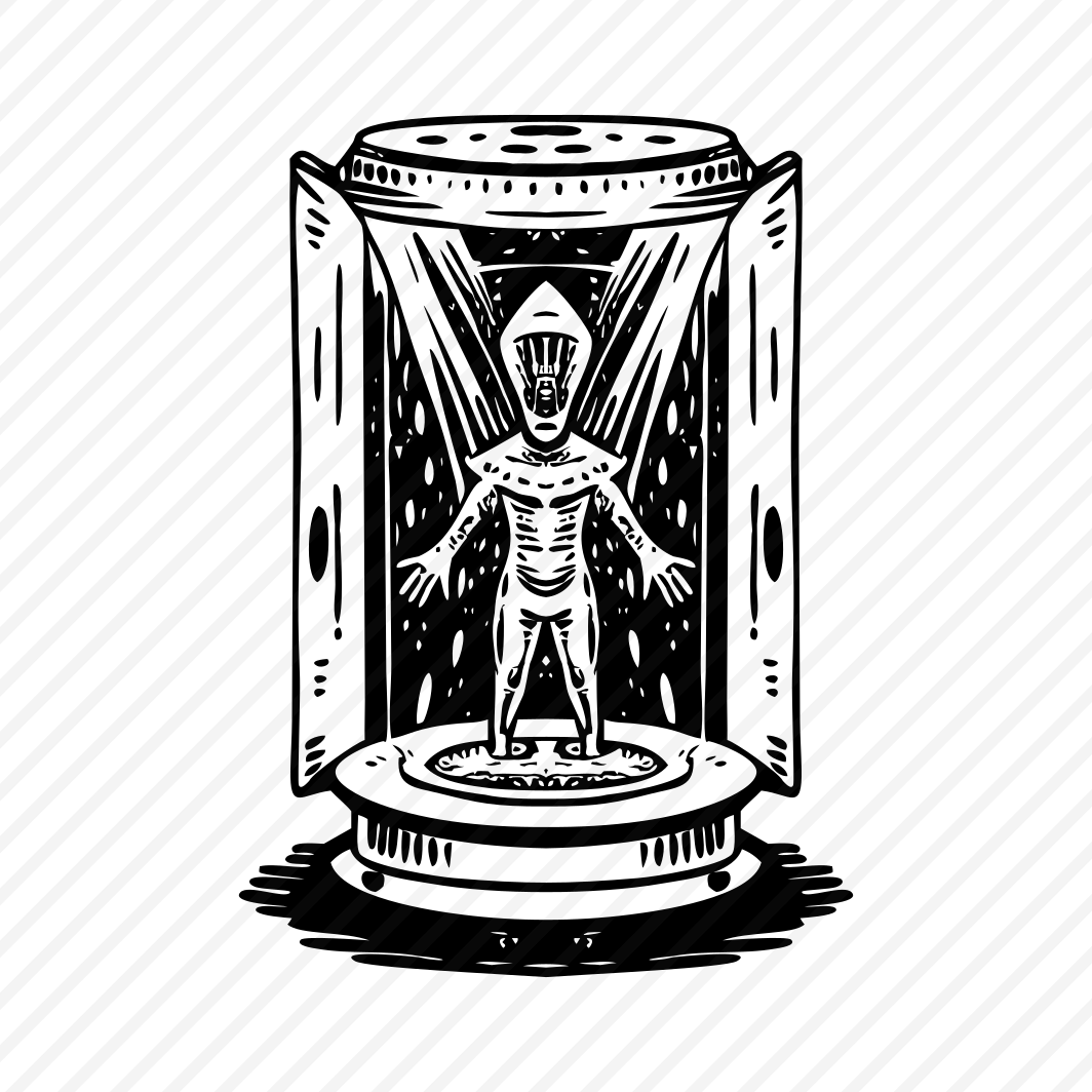 Alien Hologram preview