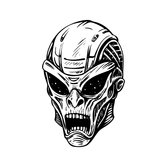 Alien Mask illustration