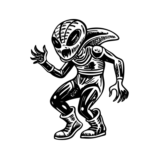 Alien Monster illustration
