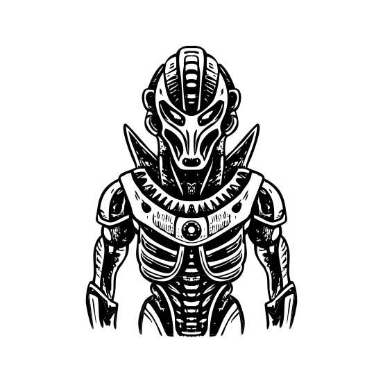 Alien Robot illustration