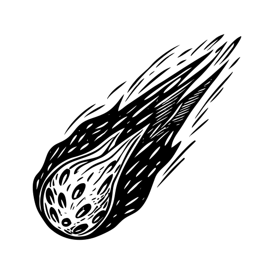 Asteroid illustration