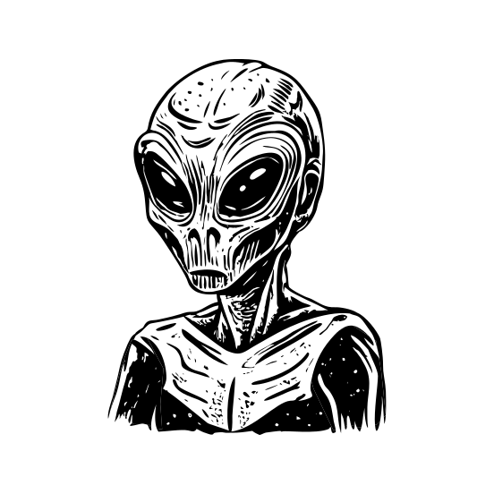 Gray Alien illustration