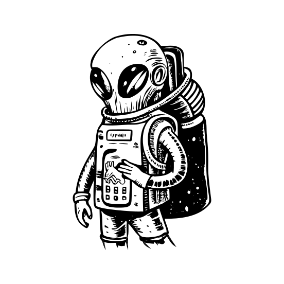 Space Backpack illustration