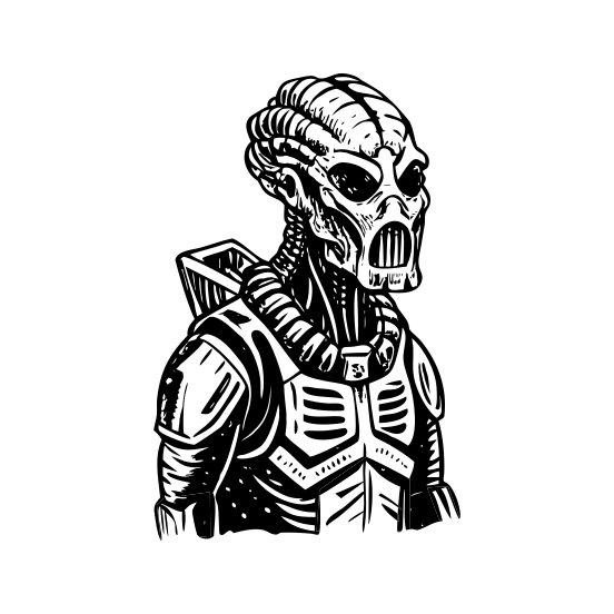 Space Monster illustration