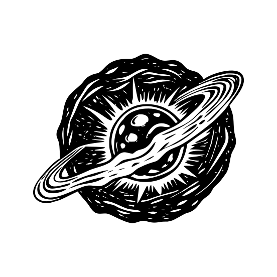 Space Planet illustration
