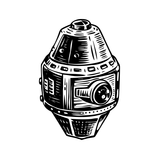 Space Pod illustration