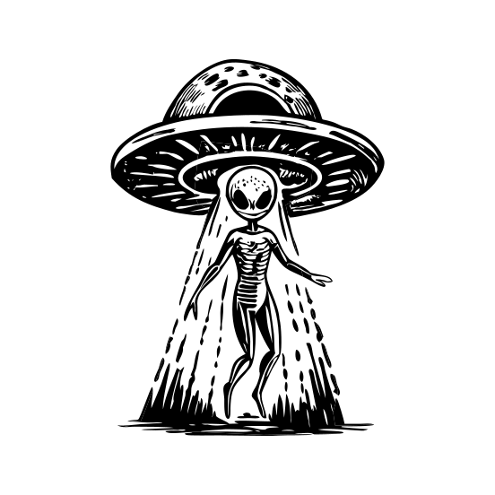 Ufo Abduction illustration