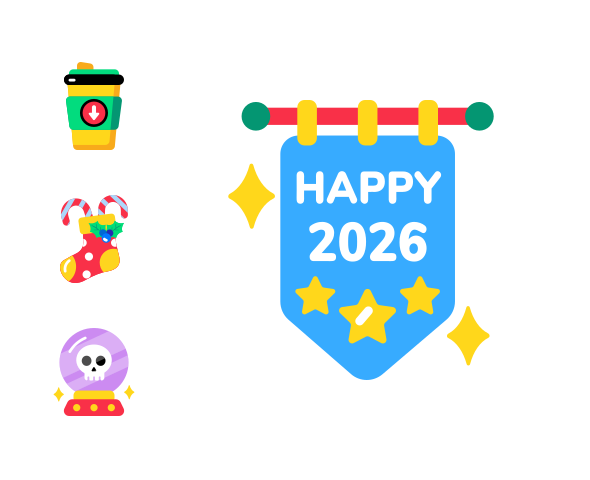 Joyful Holiday Icon Set family preview image