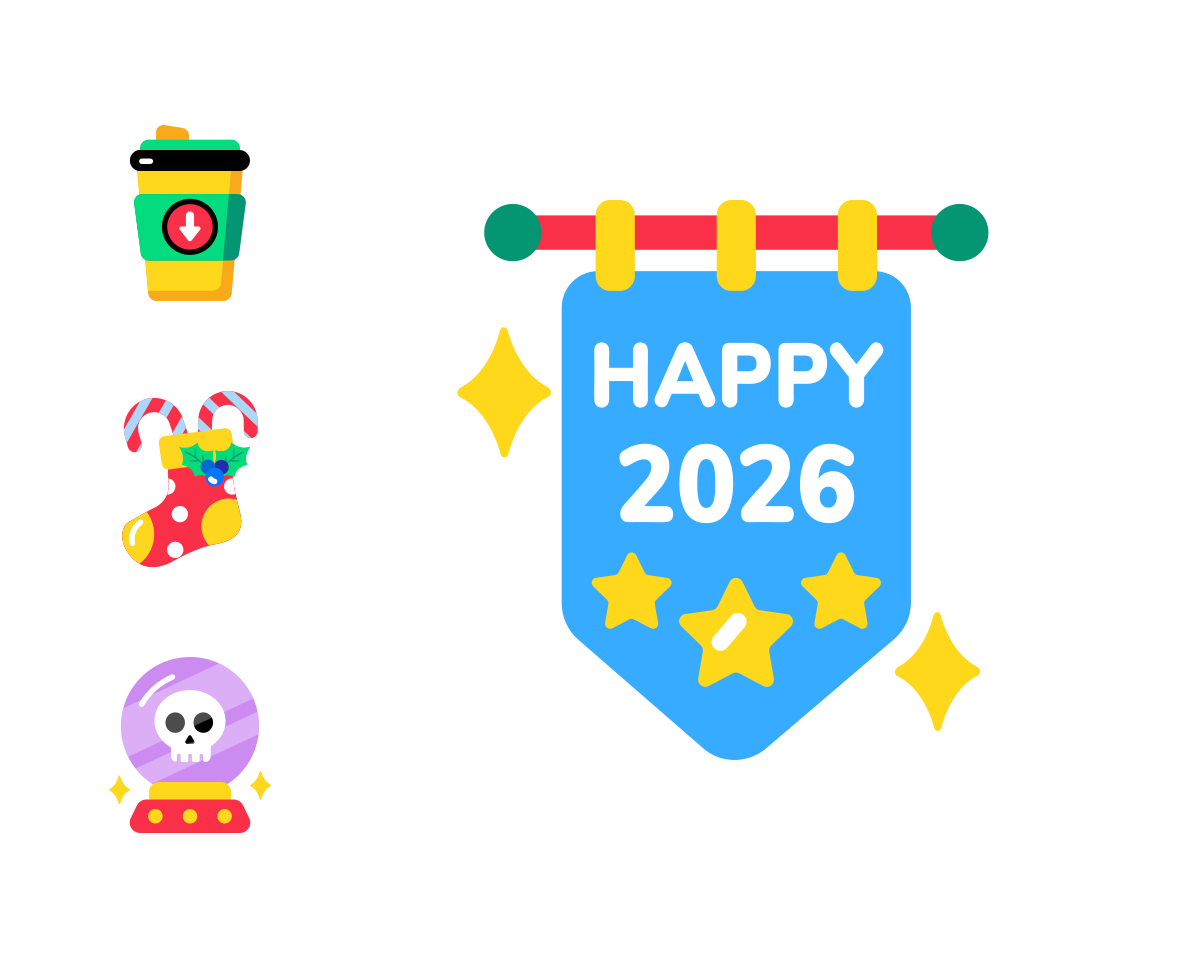 Joyful Holiday Icon Set family preview image