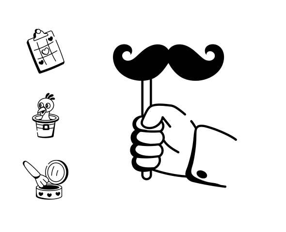 Love and Celebration Doodle Icons family preview image