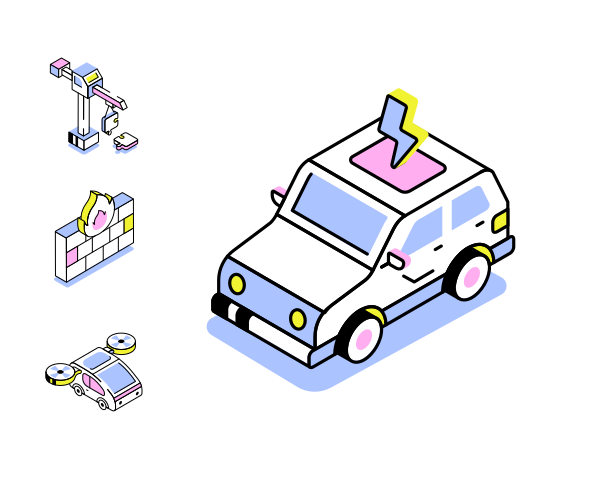 Technology and Digital Isometric Icons  family preview image