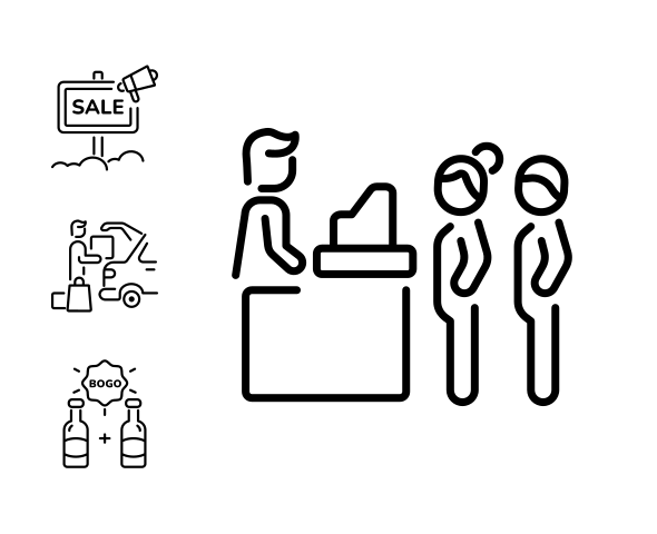 Retail Store Icon Set  family preview image