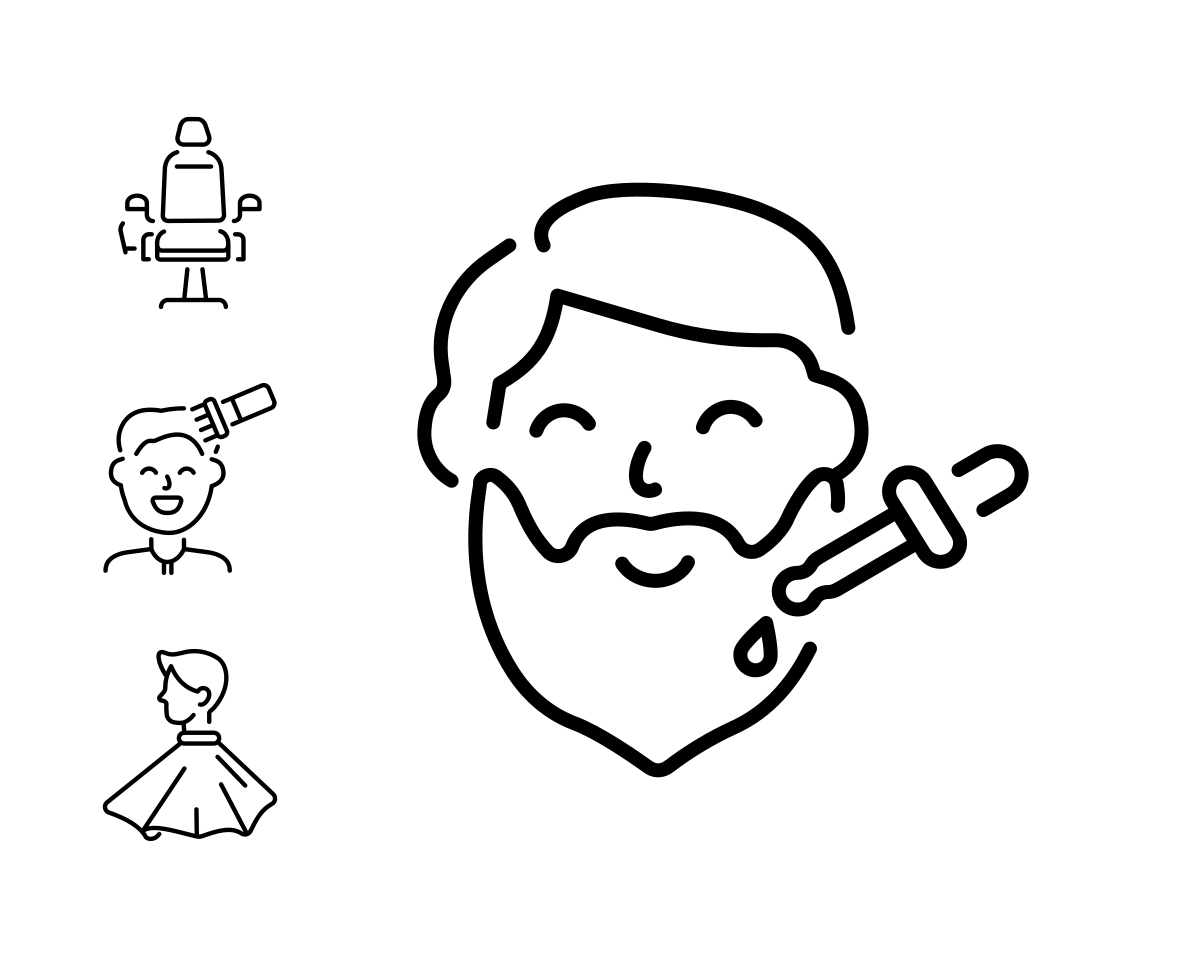 Barber Icon Art Set family preview image