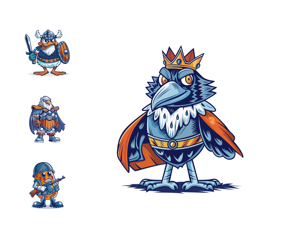 Comic Figures Illustration Set family preview image