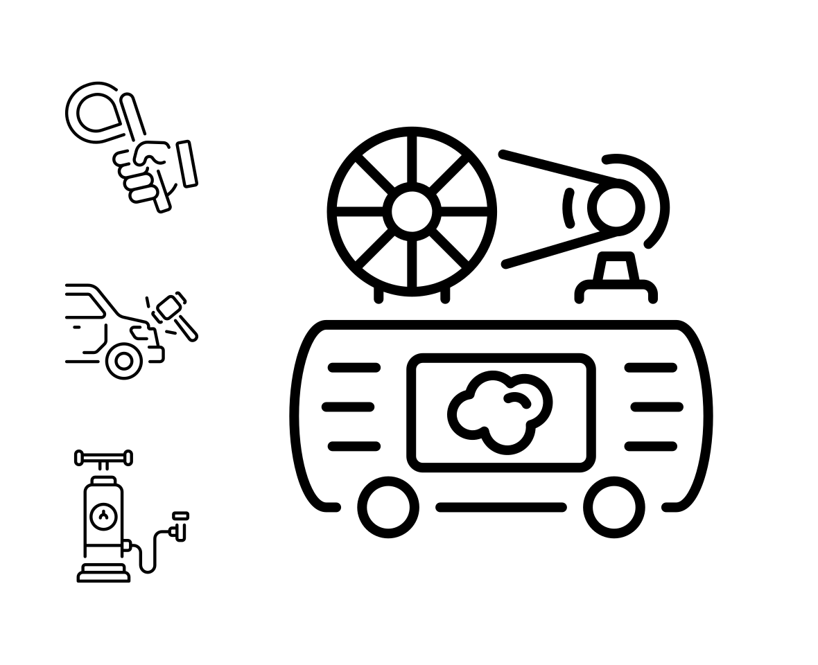 Automotive Industry Icon Set family preview image