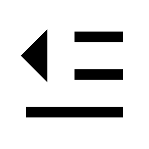 Menu Fold Fill icon