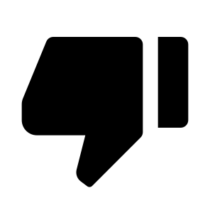 Thumb Down Fill icon