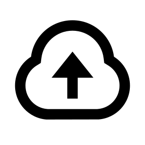 Upload Cloud Line icon