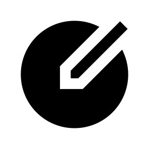 Edit Circle Fill icon
