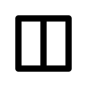 Layout Column Line icon