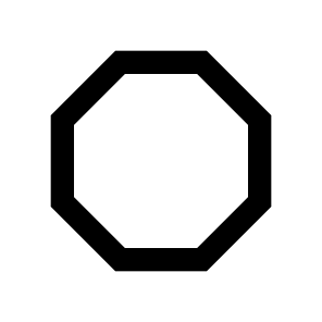 Octagon Line icon