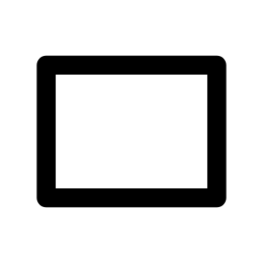 Rectangle Line icon