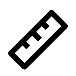 Ruler Line icon