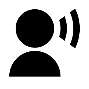 User Voice Fill icon