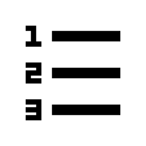 List Ordered icon