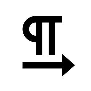Text Direction L icon