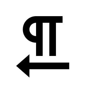 Text Direction R icon