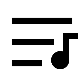 Play List  Fill icon