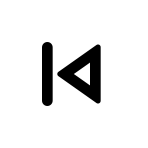 Skip Back Mini Line icon