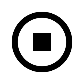 Stop Circle Line icon