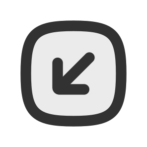 Arrow Down Left Square icon