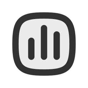 Chart Bar Alt Square icon