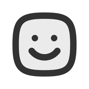 Emoji Happy Square icon