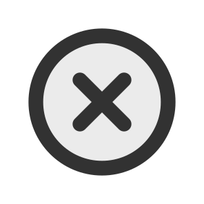 X Circle icon