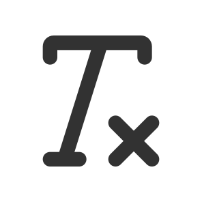 Formatting Clear icon