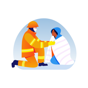 Blanket Wrap, Covering, Protecting, Helping, Compassion icon