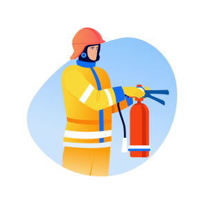 Fire Extinguisher, Safety, Headgear, Fireman, Emergency icon
